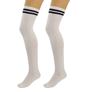 Calcetines Largos de Invierno para Mujer con Logotipo Personalizado, Suaves, Transpirables, Elásticos, de Punto, por Encima de la Rodilla, para Yoga, Deportes, Uso Diario, Venta al Por Mayor OEM - Product Image 3