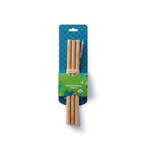 Wholesale Disposable Eco-friendly Biodegradable Reusable <b>Bamboo</b> <b>Straws</b> 200mm Length 8mm Inner Diameter Vietnam Made by Eco2go - Product Image 4
