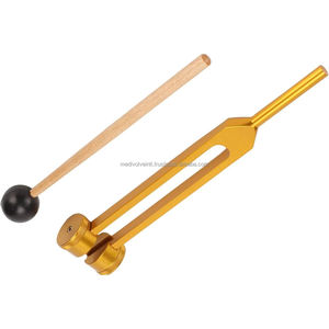 Diapasón Médico de 128Hz, Aleación de Aluminio, 8.7 Pulgadas, Dorado, CE ISO OEM ODM, Instrumentos de Diagnóstico al por Mayor - Product Image 3