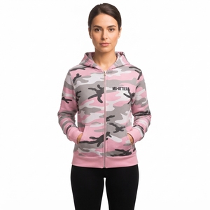 Womens <b>Pink</b> Camo Zip Up Hoodie Winter Clothes For Women Custom <b>Hoodies</b> Womens Hoodie <b>Hoodies</b> Women Casual Streetwear - Product Image 1