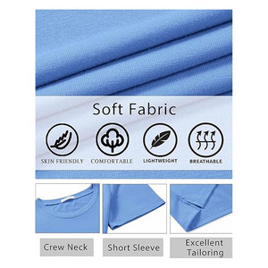 T-shirts pour hommes à manches courtes, col rond, t-shirts décontractés classiques, basiques, doux, confortables, à porter tous les jours, tissu respirant - Product Image 6