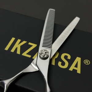 420 J2 Ergonomic Right-Handed Hair Cutting Thinning <b>Scissors</b> Japanese Steel Barber Texturizing Shears Professional Hairdressing - Product Image 4