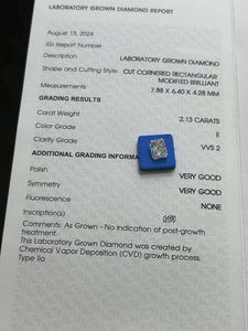 Diamants Blancs de Laboratoire HPHT CVD Taille Radiant Certifiés IGI Pureté VVS Couleur D-E en Vrac pour la Fabrication de Bijoux CONCEPTION - Product Image 2