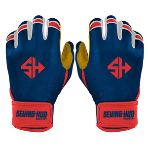 Guantes de béisbol en blanco para impresión personalizada, guantes de softbol transpirables de cuero con logo personalizado al por mayor, proveedor de guantes para equipos. - Product Image 1