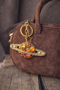 Classic Style Embroidery Beaded Eco-Friendly <b>Customized</b> Shape <b>Keychain</b> Colorful HandmadeAV Purse Charm - Product Image 5