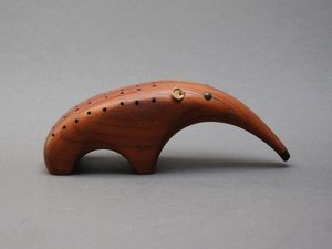 Handmade Wooden Toothpick Holder Owl Design <b>Rustic</b> Table Decor Kitchen Accessory - Product Image 2