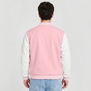 Varsity <b>Jacket</b> Modern Streetwear Varsity <b>Jacket</b> Crafted With Lightweight Materials For Casual Outfits <b>Travel</b> Outdoor Activities - Product Image 3