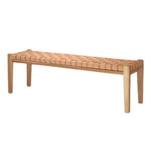 Home Garden and Park Rattan Woven <b>Bench</b> Modern Stylish Stool or Ottoman <b>Indoor</b> and Outdoor Furniture - Product Image 1