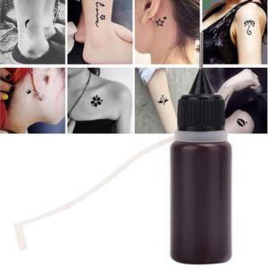 เจลหมึกเฮนน่าใสกันน้ำสำหรับสักลายชั่วคราว  รับผลิตแบรนด์ส่วนตัว - Product Image 2