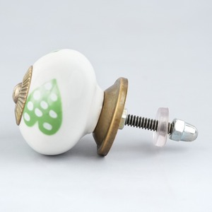 Handmade Premium Quality Green <b>Ceramic</b> Soft <b>Drawer</b> <b>Knobs</b> Dresser Cabinet Pulls Kitchen Cupboard Exterior Warehouse Handles - Product Image 5