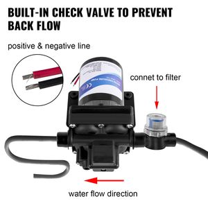 Pompa Spruzzatrice Acqua Dolce 12V 3 GPM con Pressostato 55 PSI, Autoadescante per Camper e Sistemi di Stoccaggio Indipendenti - Product Image 5