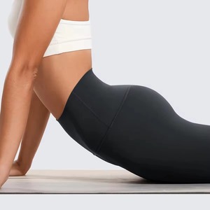Leggings de yoga décontractés taille haute longueur cheville pour femmes, respirants, vente en gros - Product Image 4