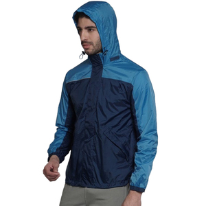 Veste imperméable pour homme, légère, séchage rapide, coupe-vent, randonnée, pêche, voyage, coque extérieure, fournisseur OEM personnalisé - Product Image 4
