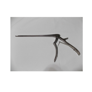 Forceps micro-laryngéens tubulaires à action tubulaire, à embout rond, 2 mm, en acier inoxydable, instruments médicaux ORL - Product Image 1