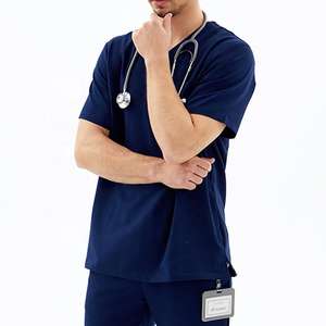Uniforme Médico Unisex de Manga Corta para Enfermeras y Doctores - Product Image 4