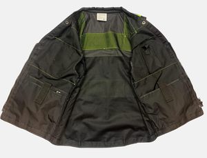 Reflective Safety Vest High Quality Low MOQ 100% Polyester Knitted and Mesh Comfortable Safety Vest Workwear <b>Black</b> Safety Vest - Product Image 3