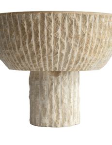 Centro de Mesa Moderno de Piedra Travertino Asimétrico para Cocina, Exhibición de Frutas, Decoración de Mesa para Hoteles y Restaurantes - Product Image 6