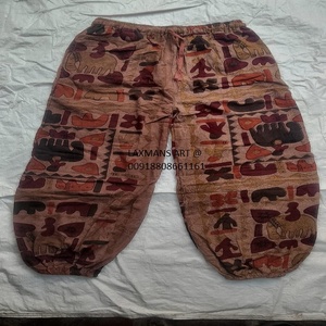 ชุดนอนผ้าฝ้ายพิมพ์ลายพร้อมกระเป๋า ชุดนอนฤดูร้อนสําหรับสุภาพสตรี กางเกงผ้าฝ้าย ชุดนอนผ้าฝ้าย ชุดนอนลายผ้าฝ้ายจากอินเดีย - Product Image 5