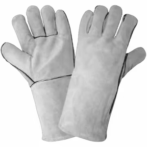 Gants de sécurité industriels en cuir de vachette, résistants à la chaleur et aux étincelles, pour la lutte contre les incendies, le barbecue, la soudure, pour la protection des mains - Product Image 6