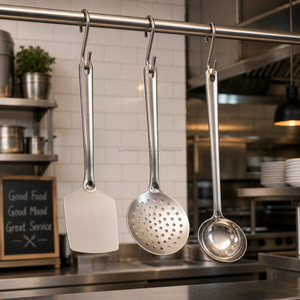 Juego de Utensilios de Cocina Premium de Acero Inoxidable, Cuchara para Servir, Espumadera, Espátula, Proveedor de Calidad de Exportación - Product Image 5