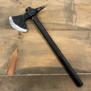 Burraq 16" Custom Handmade Carbon Steel Splitting <b>Axe</b> Rosewood Handle Leather Bearded <b>Axe</b> Outdoor Industrial DIY Father's Day - Product Image 6