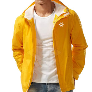 Veste coupe-vent confortable avec fermeture éclair intégrale, idéale pour les sports de plein air en automne et au printemps, et pour les tenues décontractées, veste d'hiver - Product Image 3