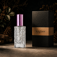 Flacon de parfum de luxe en verre de 10 ml avec vaporisateur, logo imprimable, flacon de parfum portable de voyage