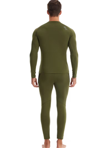 Custom Sportswear Compression Set Spandex/Polyester Quick Dry <b>Elastic</b> Crew Neck Full Sleeve 5pcs Workout Clothing Men Gym Wear - Product Image 4