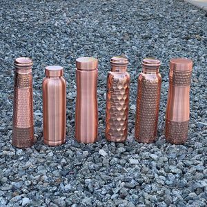 Copper Water Bottle Premium Dining <b>Drinkware</b> for Table Service Restaurants Resorts and Luxury Hospitality - Product Image 4