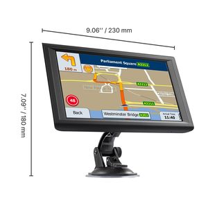 Navigateur GPS à écran tactile de 9 pouces avec système de navigation intégré de 16 Go, caméra embarquée, guidage vocal étape par étape, traceur GPS pour voiture - Product Image 2
