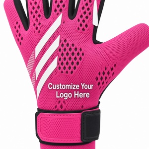 Gants de gardien de but de qualité supérieure, à doigts entiers, antidérapants, avec sangle de poignet réglable, unisexe, respirants, en PU et polyester - Product Image 3