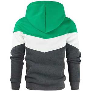 Sweat à capuche pour homme en coton uni, chaud et doublé polaire, idéal pour l'hiver et la gym, style oversize, multi-usages, service OEM, faible prix, faible MOQ. - Product Image 3