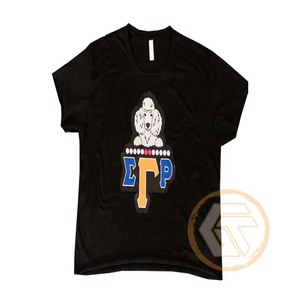 เสื้อยืดเจอร์ซีย์ผ้าฝ้ายคุณภาพสูง เป็นมิตรกับสิ่งแวดล้อม สำหรับ Sigma Gamma Rho ผู้หญิง ปรับแต่งได้ตามต้องการ เสื้อผ้าชมรม ระบายอากาศได้ดี - Product Image 1