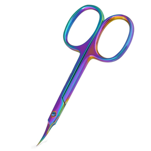 Meilleur fournisseur, nouvelle arrivée, outil de coupe des ongles à pointe fine facile à utiliser, ciseaux de manucure en acier inoxydable courbés avec poignées en acier - Product Image 1