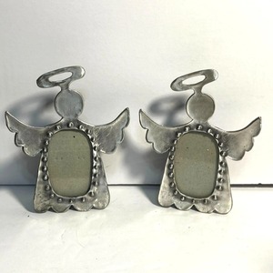 Handmade Tabletop Novelty Shape Aluminum Material Metal Angel Photo <b>Frame</b> Vertical - Product Image 2