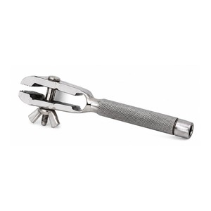 Tornillo de Banco Ajustable con Mango Hueco de Madera para Joyería, Trabajo con Alambre y Sujeción de Precisión, 5.12 Pulgadas, ZetomedPro - Product Image 1