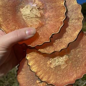 High Quality Eco-Friendly Resin <b>Coasters</b> for Handmade Luxury <b>Coasters</b> Customized Size Color Table Home Hotel Kitchen Classic - Product Image 6