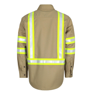 Versatile Safety Jacket High Vis Reflective Detachable Sleeves Convertible Workwear Vest <b>Construction</b> Security Safety - Product Image 3