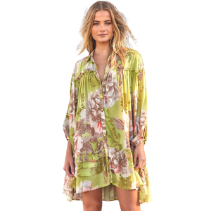 Mini Vestido Estampado Floral para Mujer, Ligero, Ropa de Verano - Product Image 4