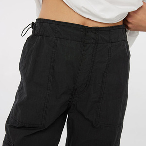 Pantalon cargo ample pour femme, respirant, séchage rapide, léger, décontracté, avec poches pratiques, polyester/coton - Product Image 6