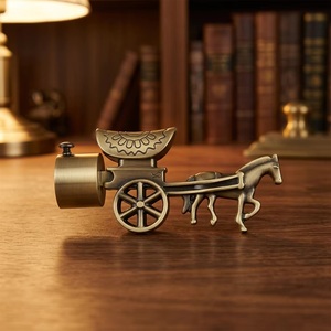 Antique Horse Carriage Metal <b>Curtain</b> Holdbacks Decorative Window Accessories Traditional Design Style - Product Image 5