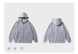 Chaqueta de Forro Polar con Capucha y Cierre para Hombre, Invierno 2026, Alta Calidad, 100% Algodón, Antiarrugas, Secado Rápido y Transpirable - Product Image 6