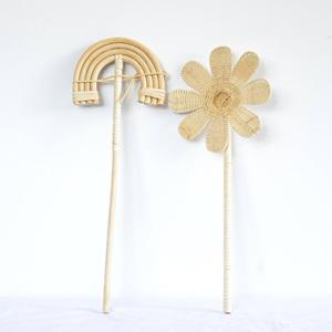 Jouets de jeu de rôle pour bébé fille, baguettes de princesse en rotin, baguette magique de fée de haute qualité, cadeaux de fête pour enfants - Product Image 6