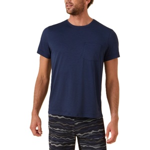 Camiseta de Cuello Redondo para Hombre, al por Mayor, Elegante, de Alta Calidad, Transpirable, Tejida, Informal, Diseño Personalizado, a la Moda, en Bangladesh - Product Image 1