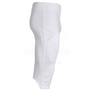 High Strength Breathable Quick Dry Moisture-Wicking American Football Non <b>Padded</b> Pant Reinforced Stitch for <b>Practice</b> - Product Image 3