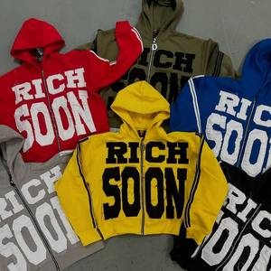 เสื้อฮู้ดพิมพ์ลายตามสั่งสำหรับผู้ชาย สไตล์โดดเด่น ระบายอากาศได้ดี ผลิตจากผ้าฝ้าย 100% เป็นมิตรต่อสิ่งแวดล้อม แบบถัก - Product Image 1