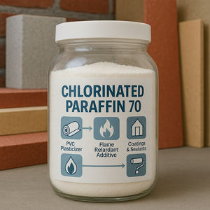 Plastificante ignífugo en polvo orgánico de alta calidad Parafina clorada CP70 Parafina clorada-70 CAS 63449-39-8 - Product Image 2