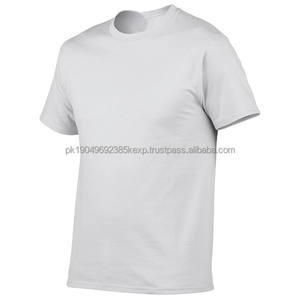 Camiseta con Logotipo Personalizado OEM, 100% Algodón, Cuello Redondo, Manga Corta, Color Sólido, Estilo Deportivo Holgado, Camiseta Publicitaria - Product Image 1