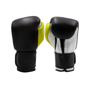 Guantes de Boxeo de Cuero PU al por Mayor, Diseño Personalizado, Guantes de Entrenamiento de MMA para Adultos, Marca Privada, Fabricante OEM, Guantes de Kickboxing - Product Image 1