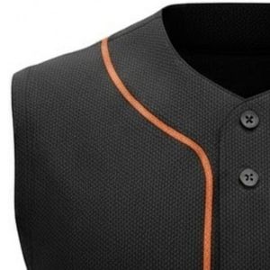 Camiseta de Béisbol Personalizada para Hombre, Sin Mangas, con Botones, Ropa Deportiva de Alto Rendimiento para Entrenamiento, Práctica, Competencia y Juego - Product Image 5